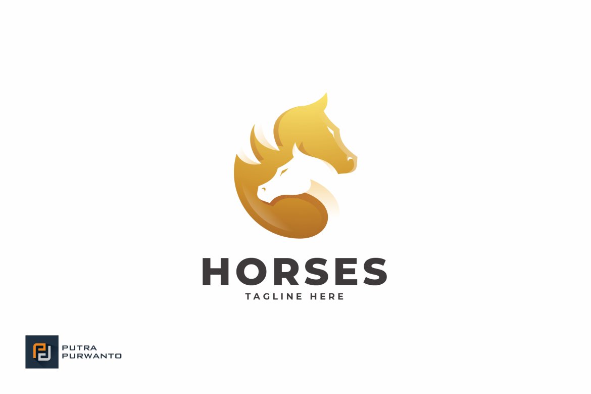 Horses - Logo Template cover image.