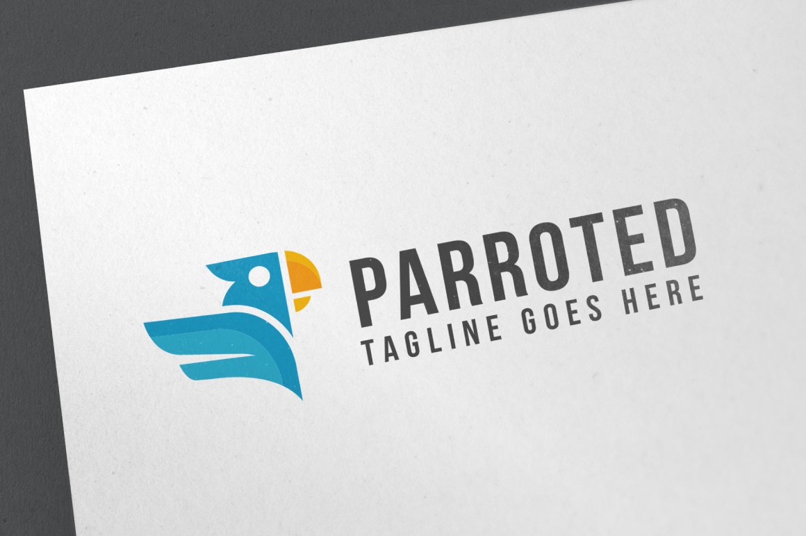 Parrot Logo Template cover image.
