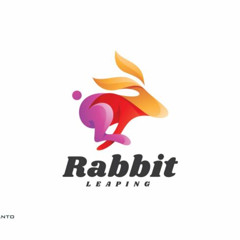Rabbit Leaping - Logo Template cover image.