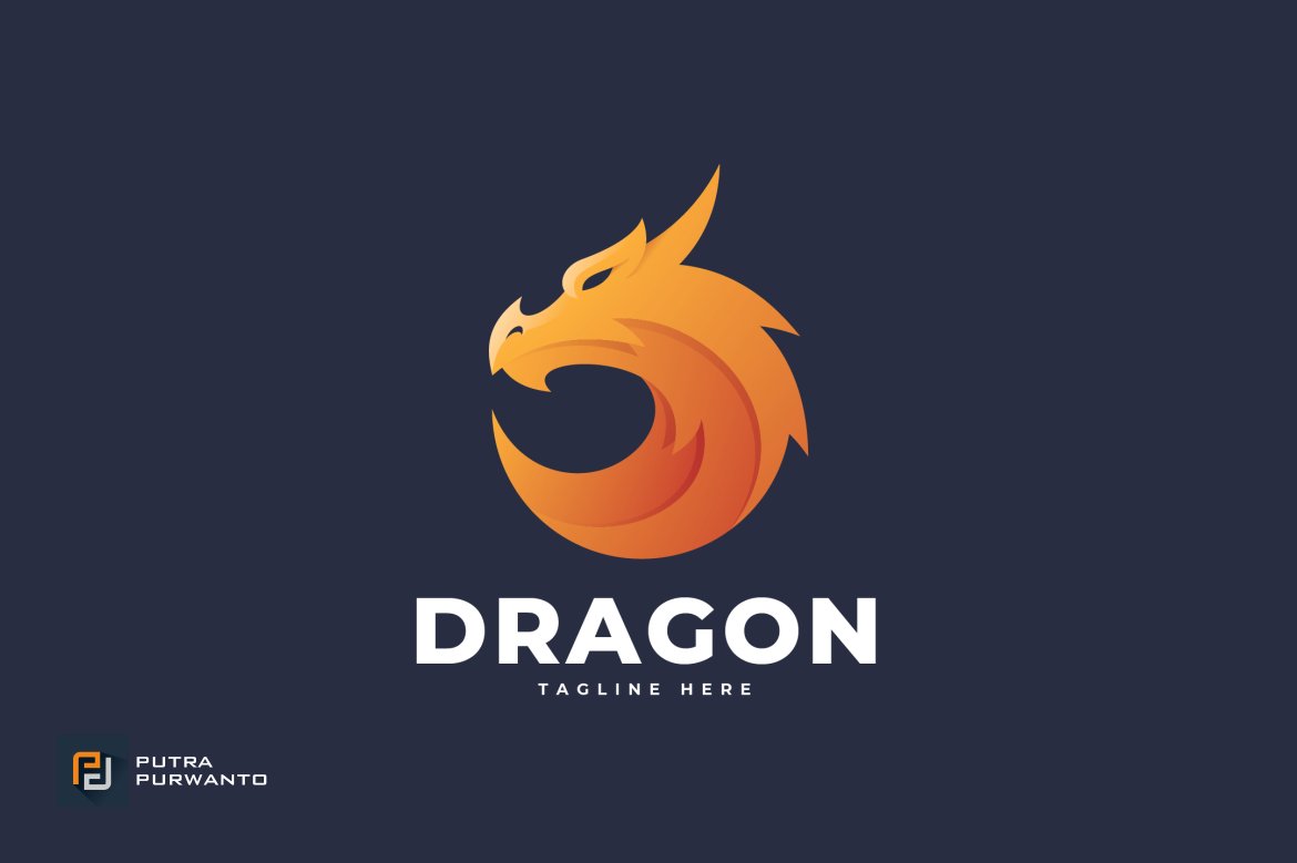 Dragon - logo Template cover image.