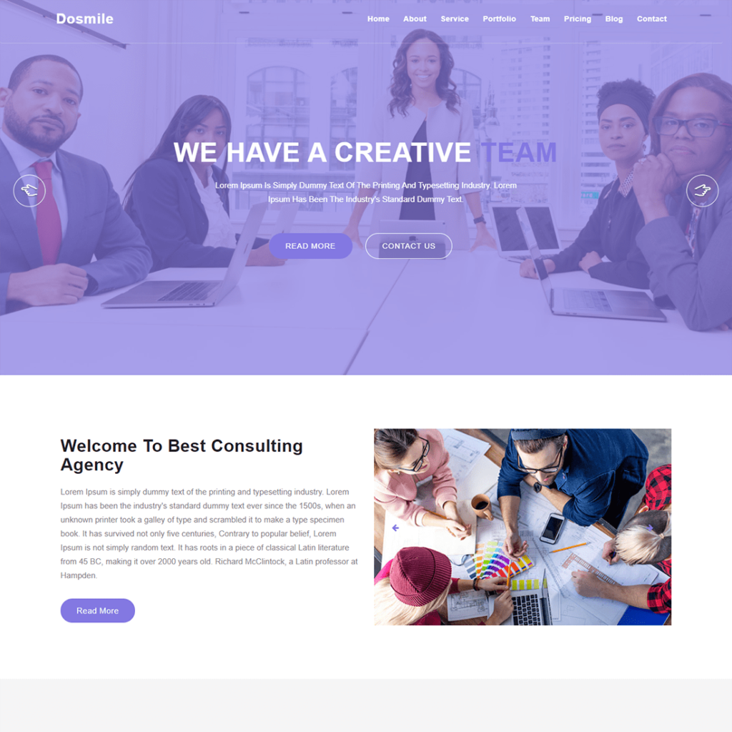 Consulting & Business HTML Template - MasterBundles