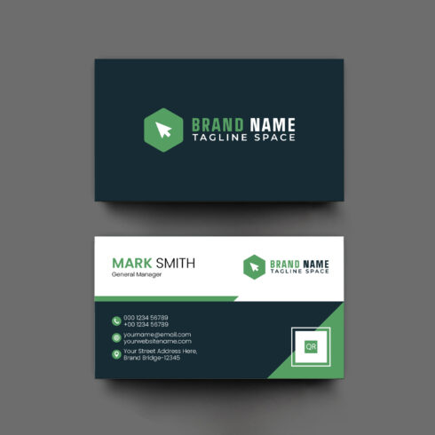Fantastic business card template design cover image.