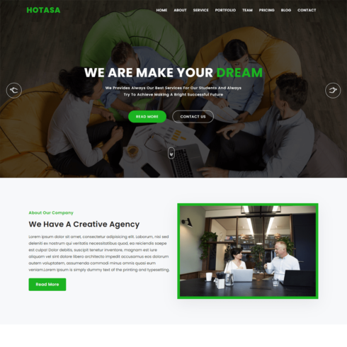 Digital Agency Business Website Template cover image.