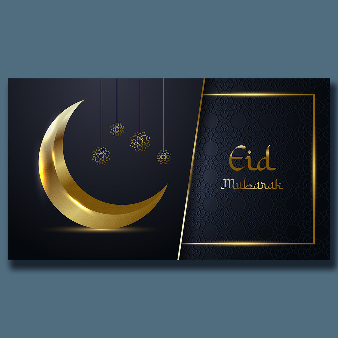 Elegant Islamic Design for Eid Celebration preview image.