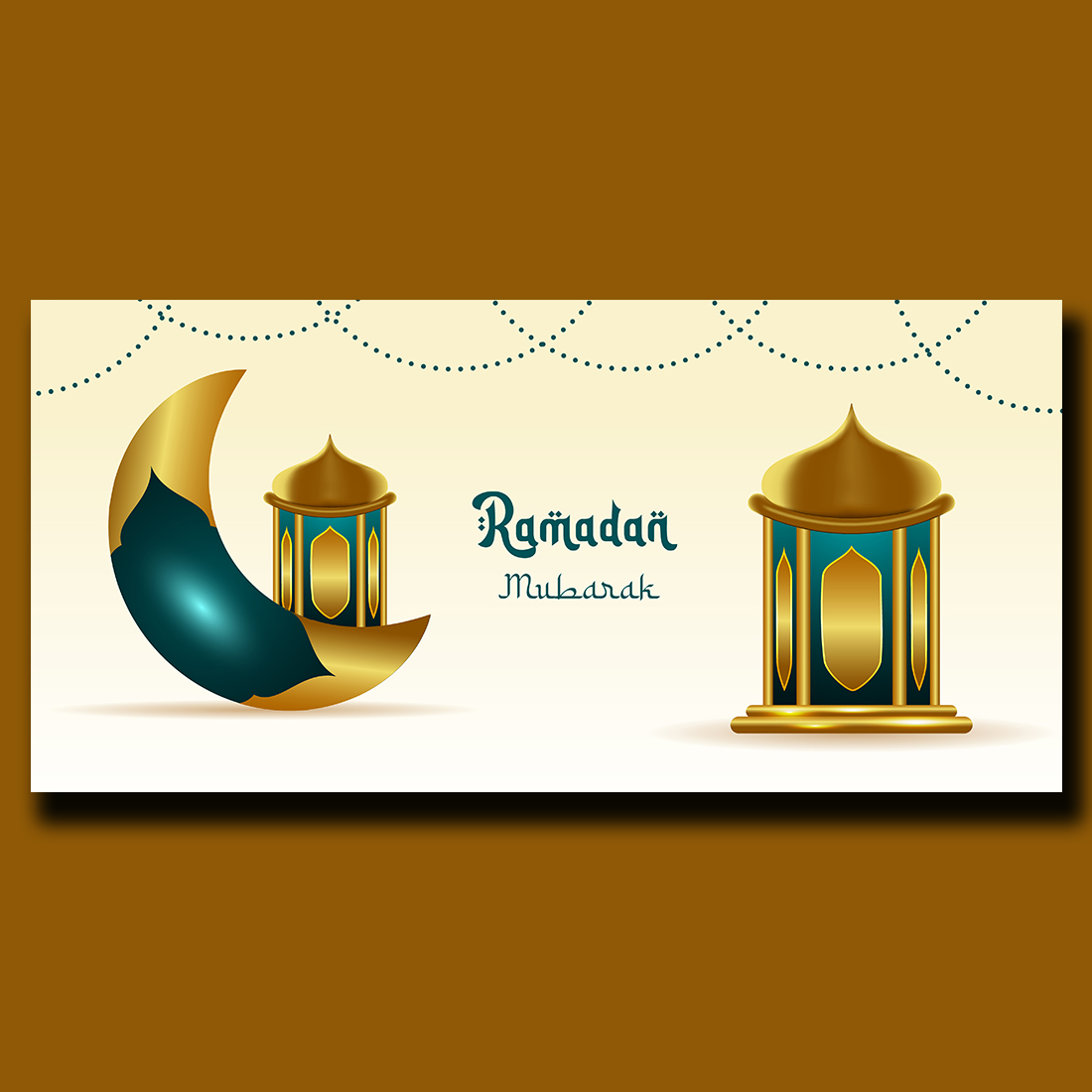 Ramadan Banner for Islamic Celebration preview image.