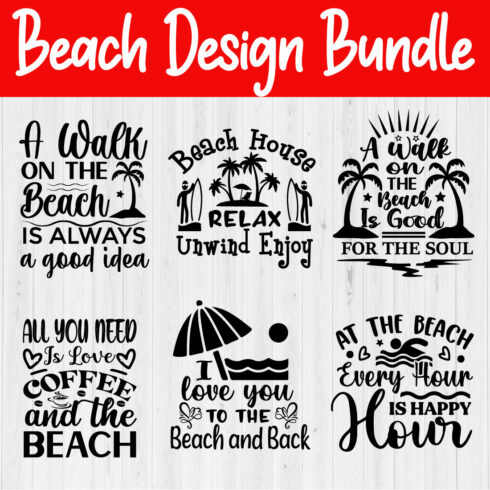 Beach Svg Bundle Vol1 cover image.