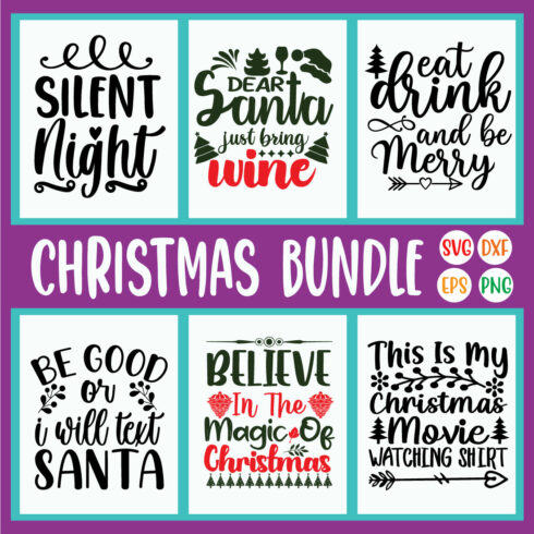 Christmas Svg Design Quotes Vol14 cover image.