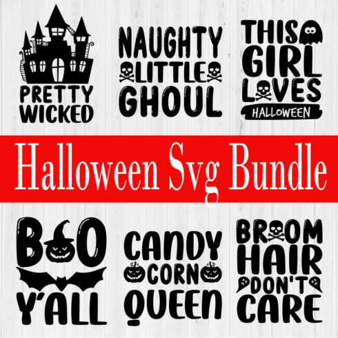 Halloween Svg Design Bundle Set Vol13 cover image.