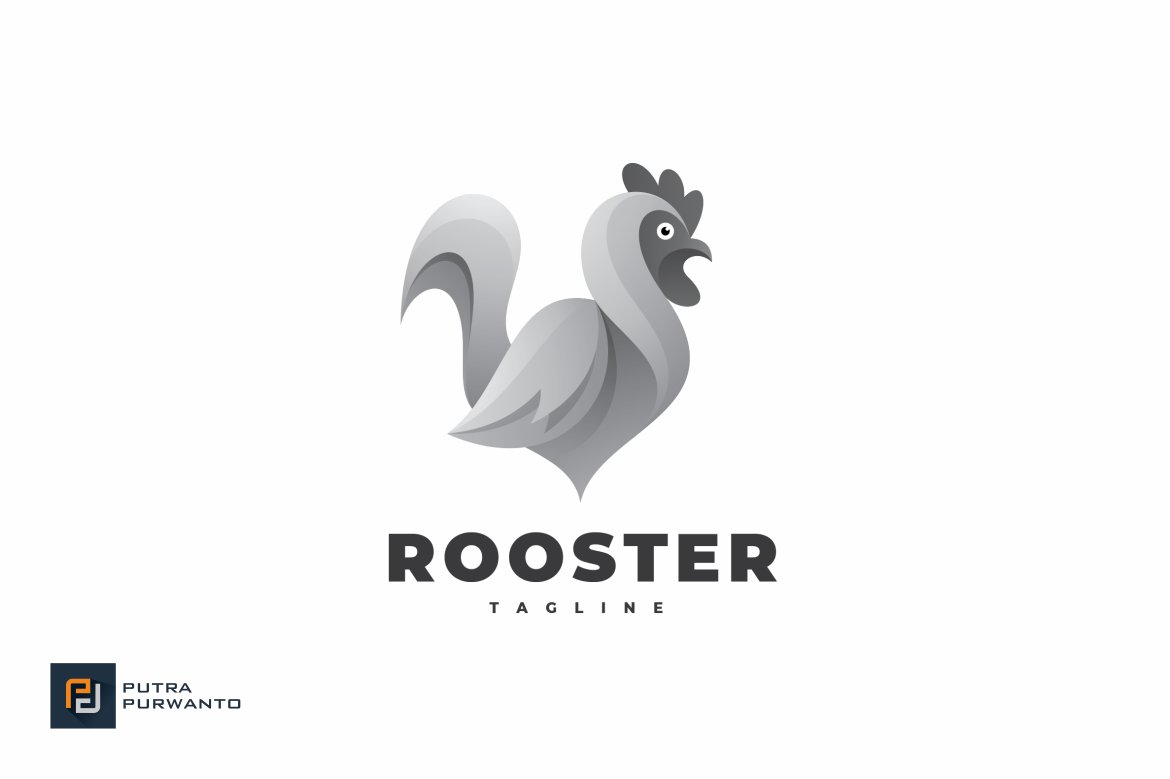 Rooster - Logo Template preview image.