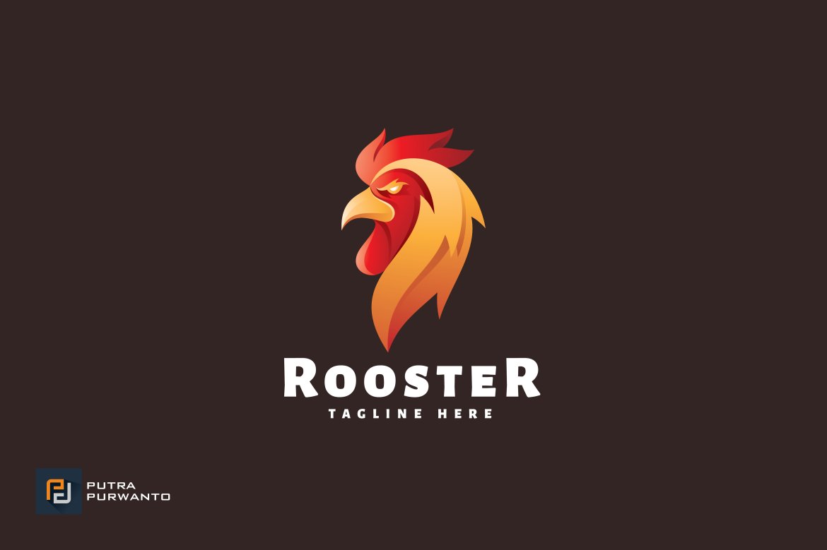 Rooster - Logo Template preview image.