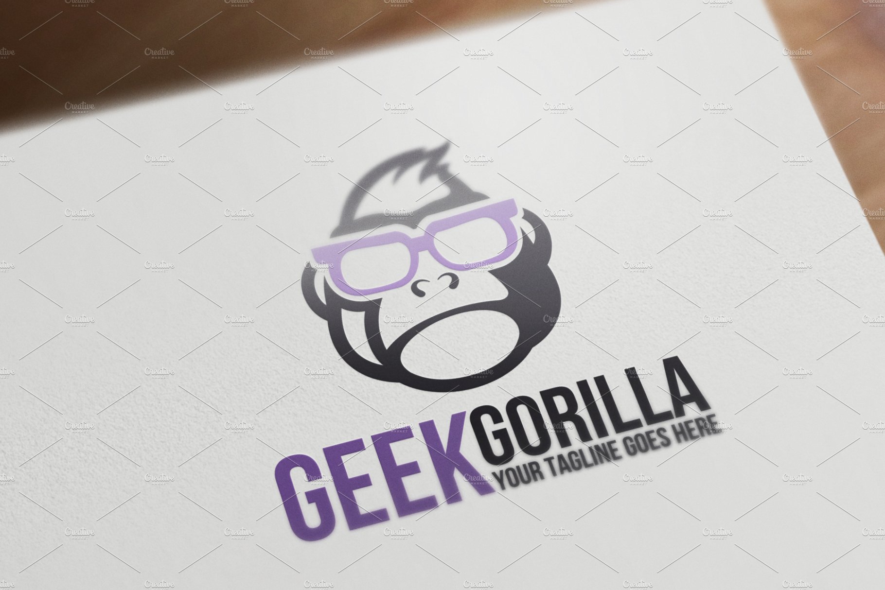 Geek Gorilla Logo preview image.