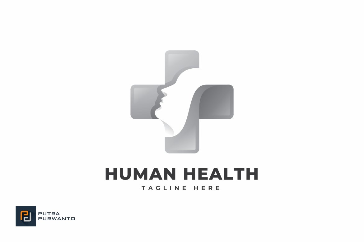 Human Health - Logo Template preview image.