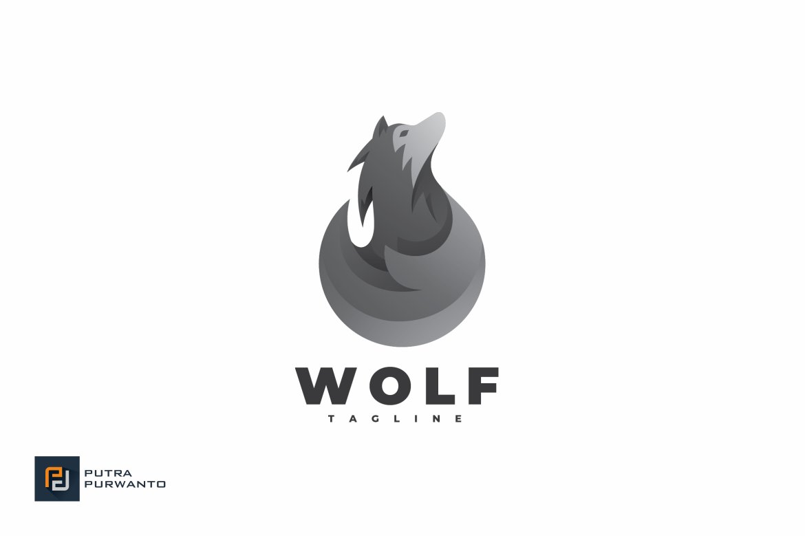 Wolf - Logo Template preview image.