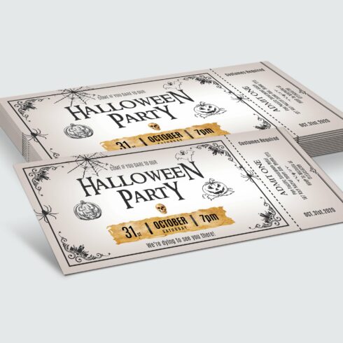 Halloween Ticket cover image.