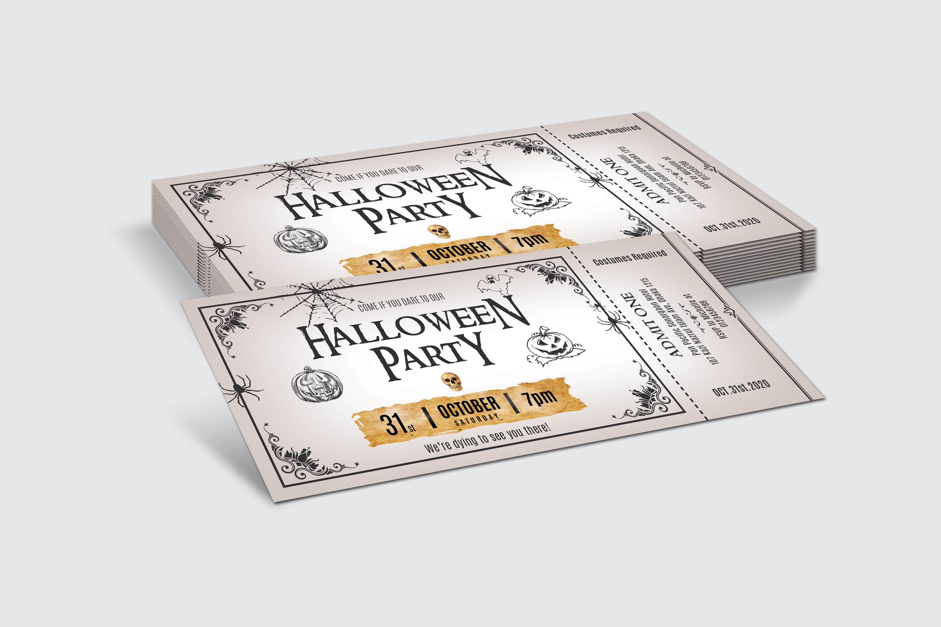 Halloween Ticket cover image.
