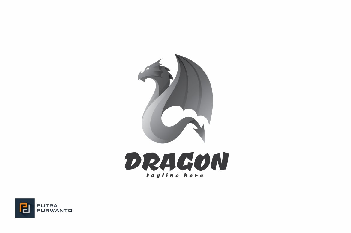 Dragon - Logo Template preview image.