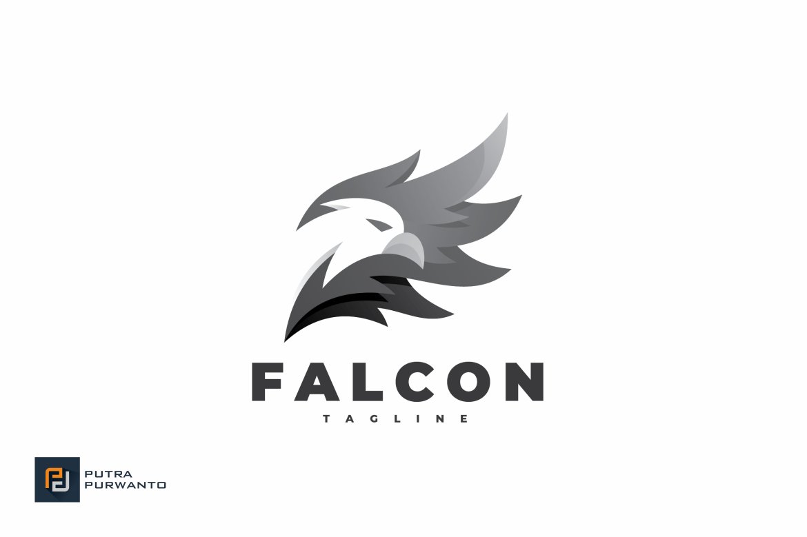 Falcon - Logo Template preview image.