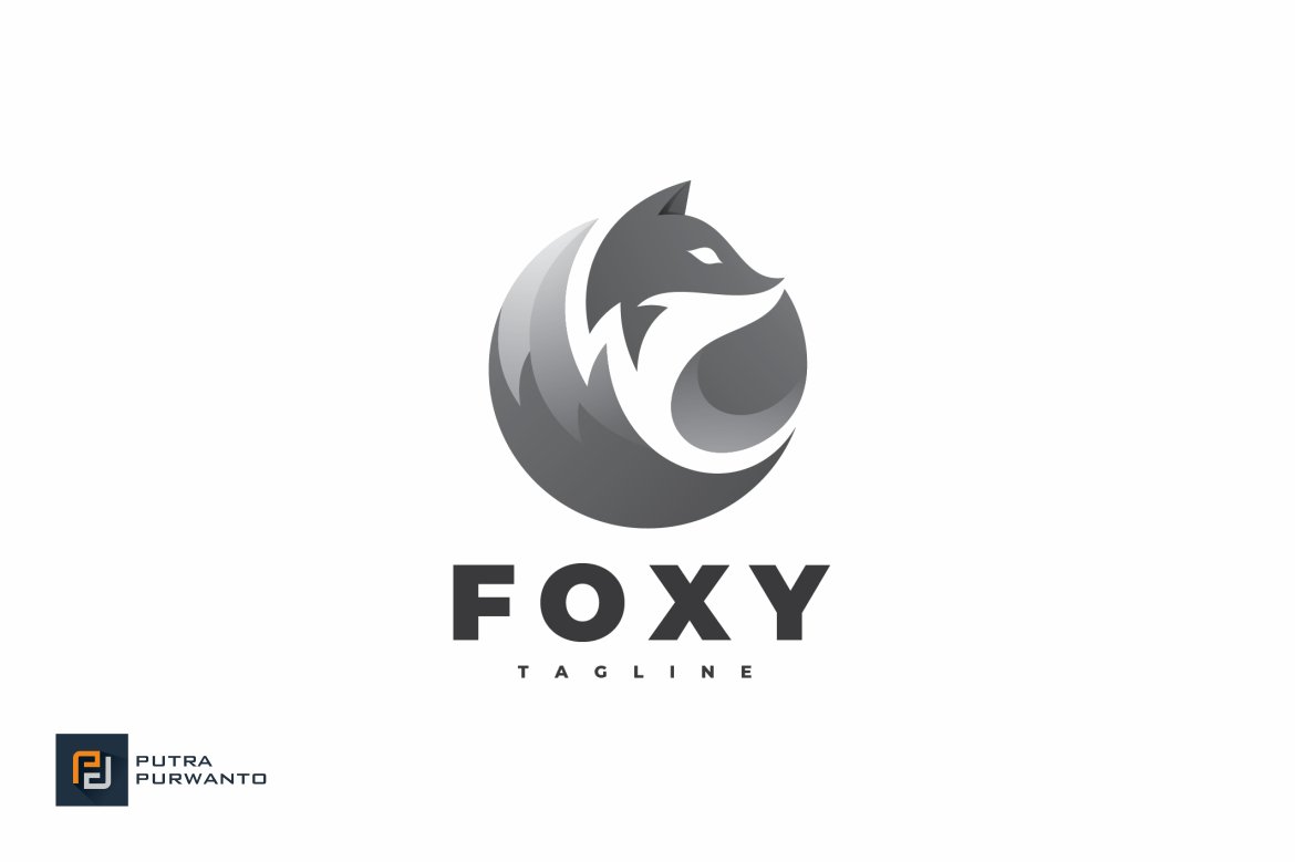 Foxy Fox - Logo Template preview image.
