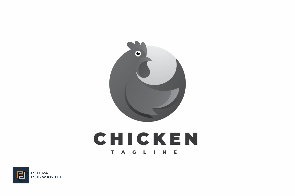 Chicken - Logo Template preview image.