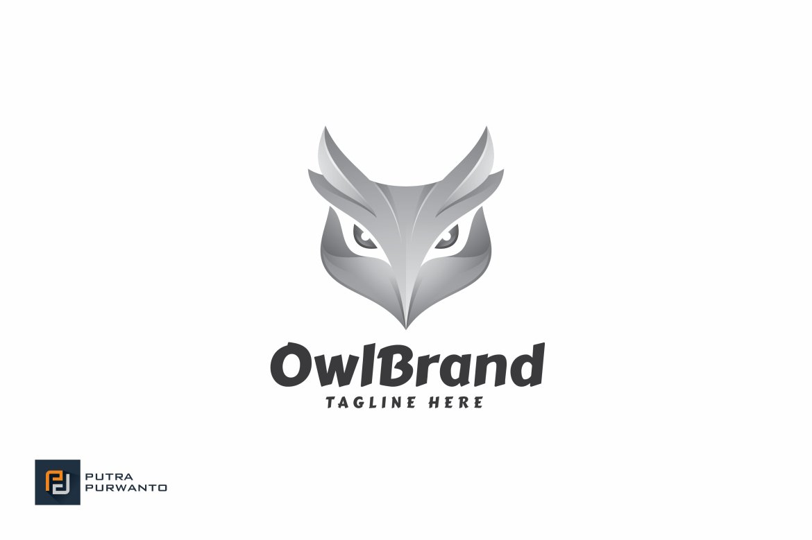 Owl Brand - Logo Template preview image.