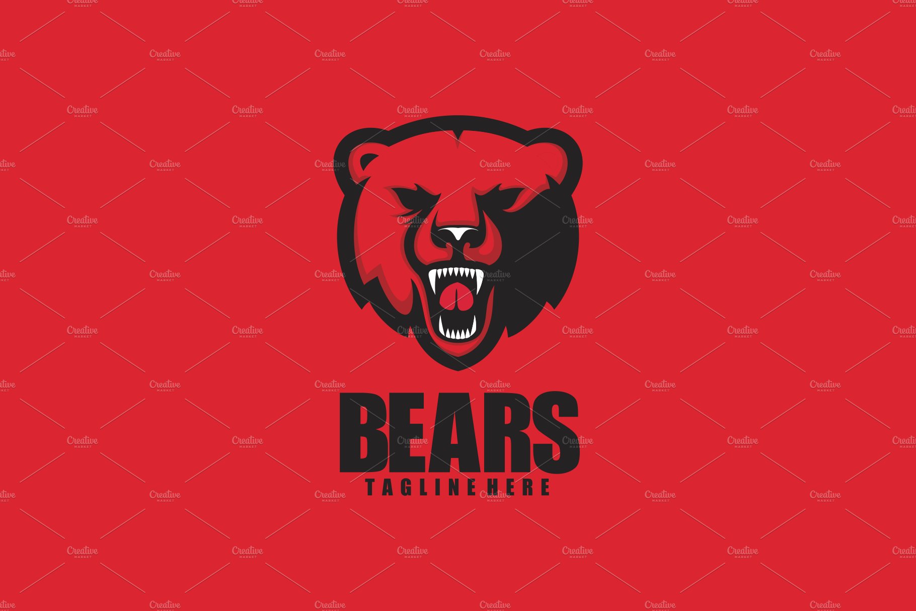 Bear Head Logo preview image.