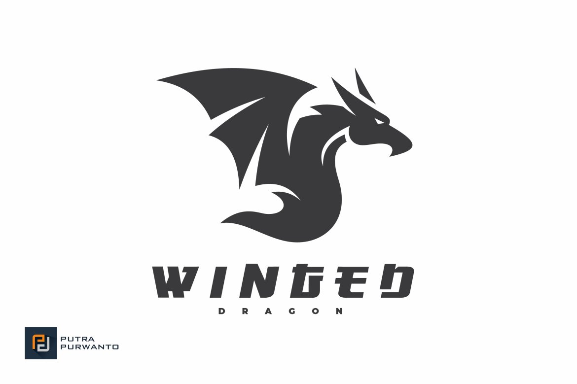 Flying Dragon Wing Logo preview image.