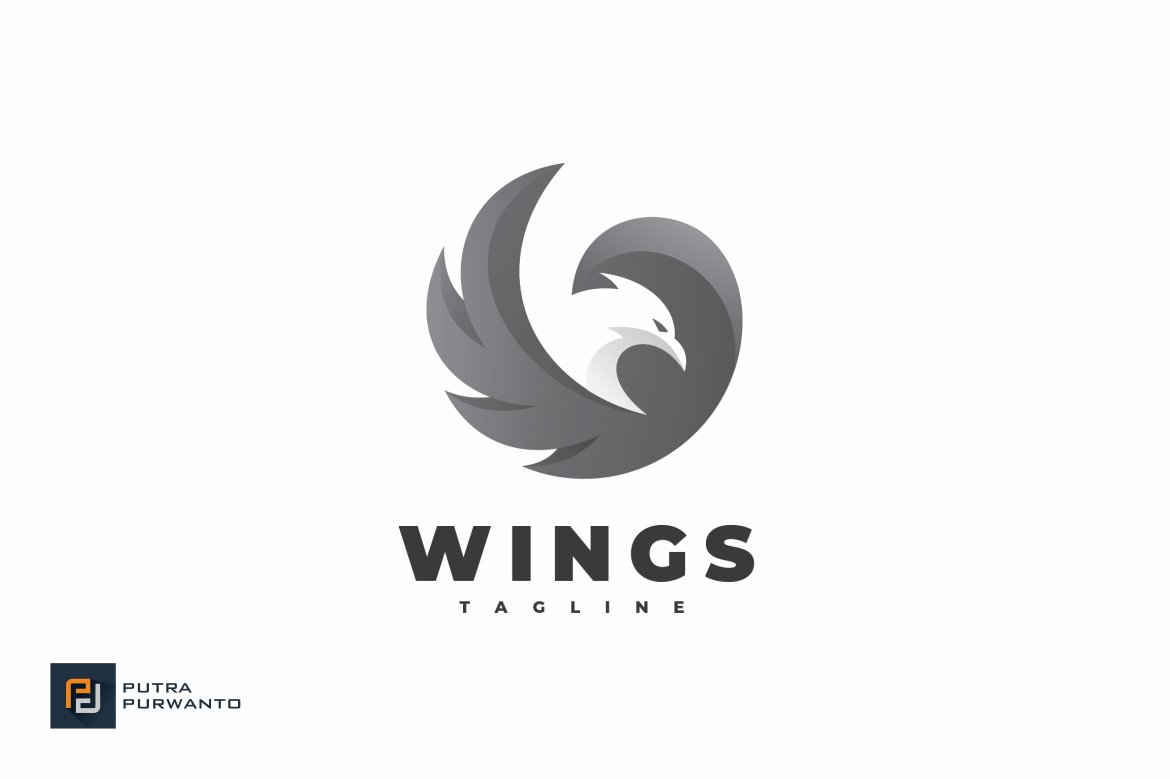 Wings - Logo Template preview image.