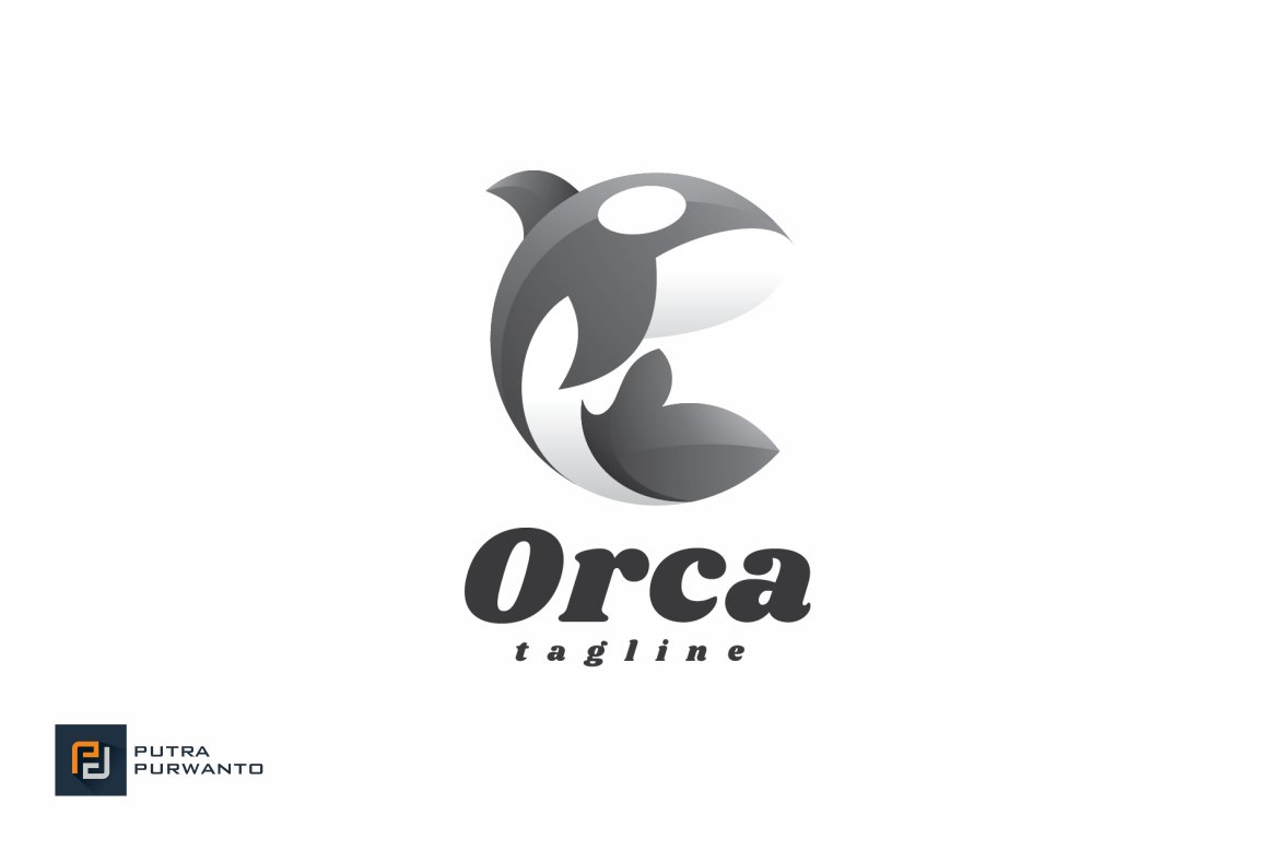 Orca - Logo Template preview image.