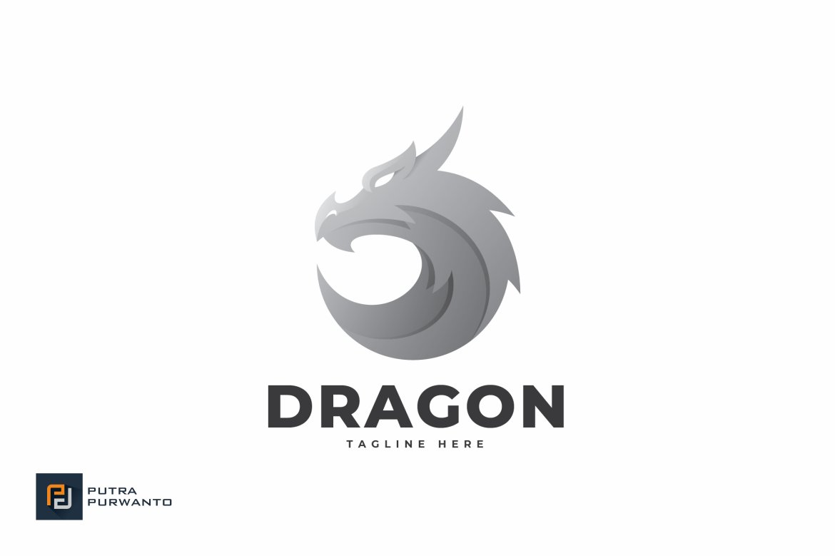 Dragon - logo Template preview image.