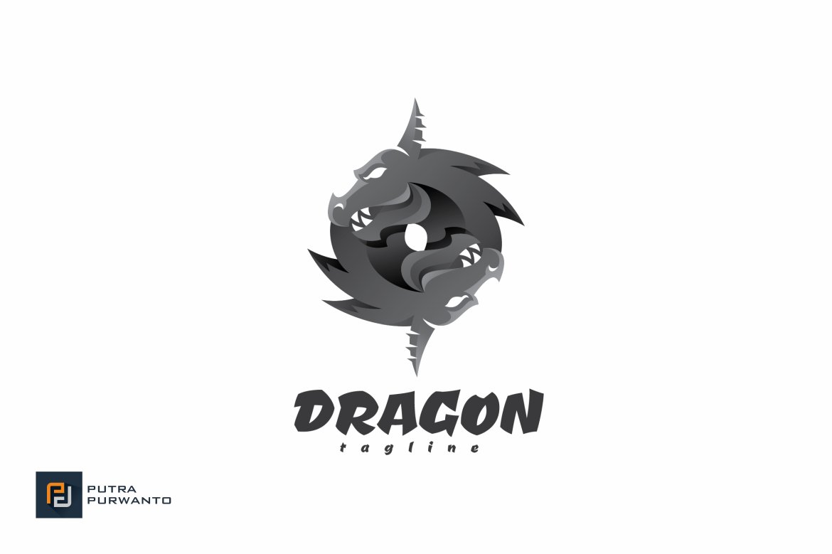 Dragon - Logo Template preview image.