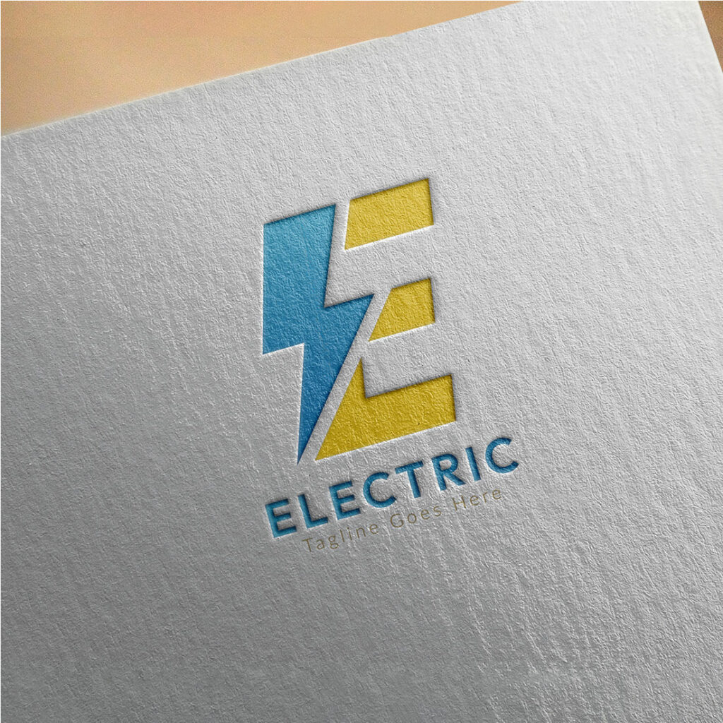 Electric Logo Template, E Letter Logo Design - MasterBundles