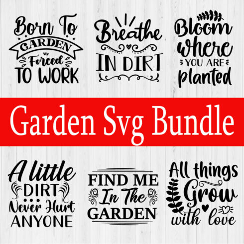 Garden Svg Bundle Vol1 cover image.