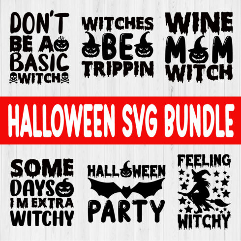 Funny Halloween Quotes Bundle Vol8 cover image.
