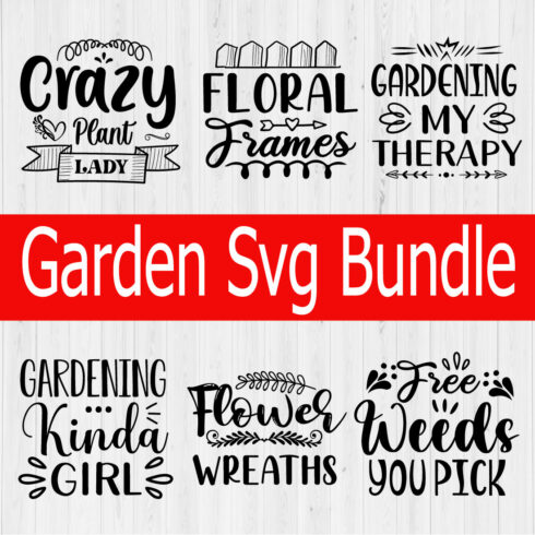 Garden Svg Design Bundle Vol2 cover image.