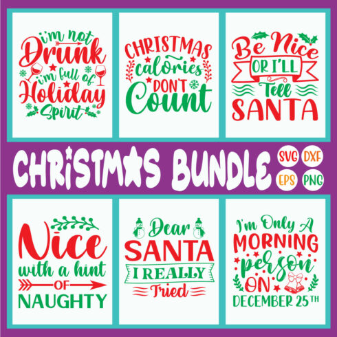 Christmas Design Svg Bundle Vol24 cover image.