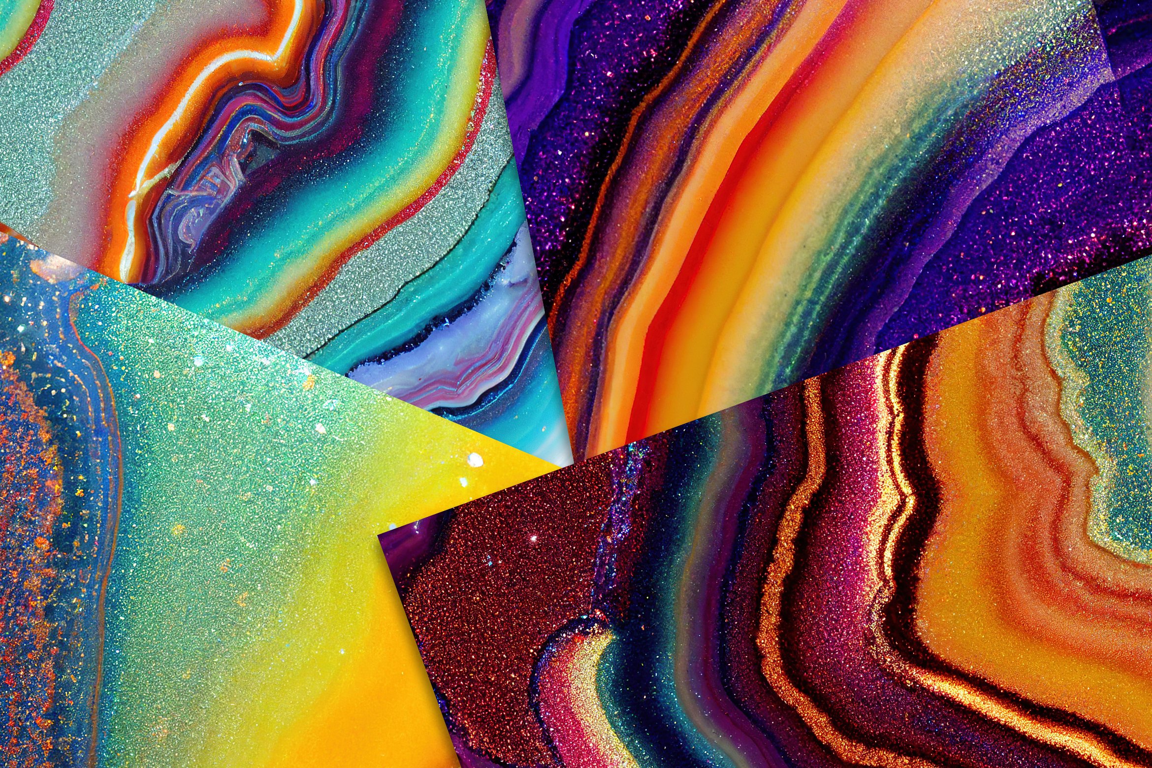 Rainbow Agate Textures preview image.