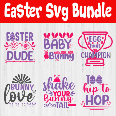 Easter Svg Quotes Bundle Vol3 cover image.