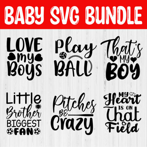 Baby Milestone Svg Quotes Set Vol11 cover image.