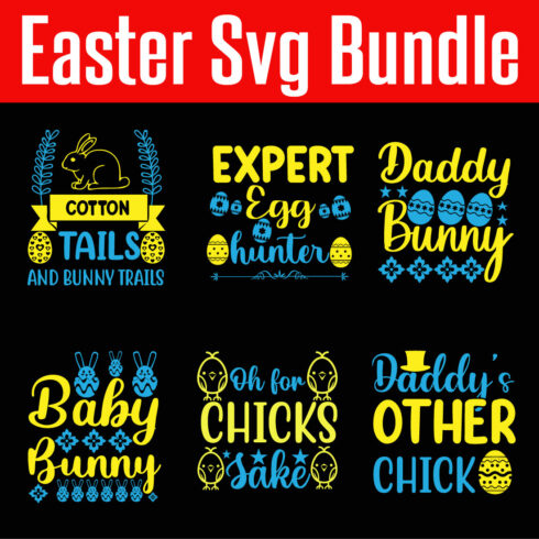 Easter T-shirt Design Bundle Vol8 cover image.