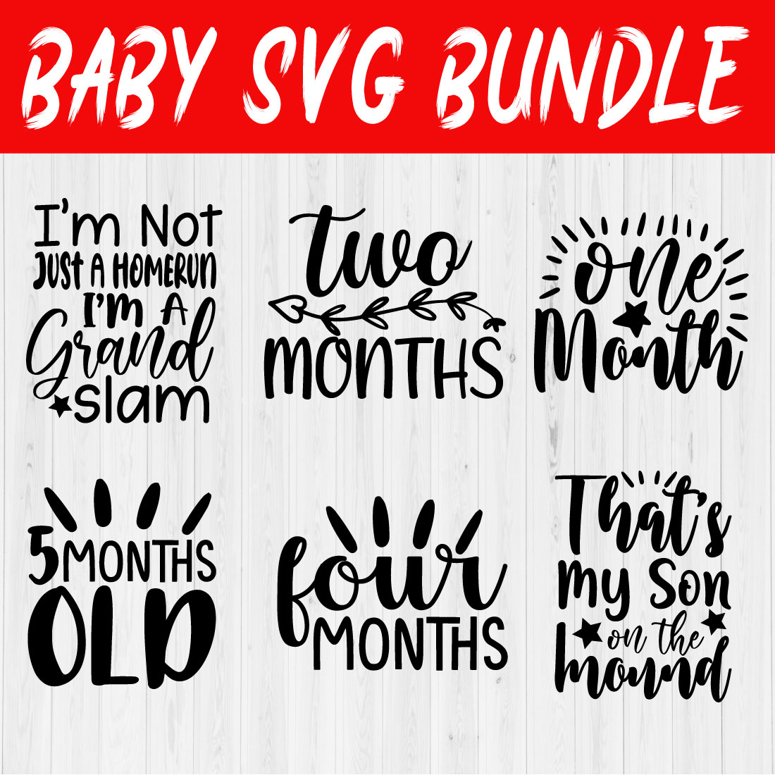 Baby Svg Bundle Vol12 cover image.