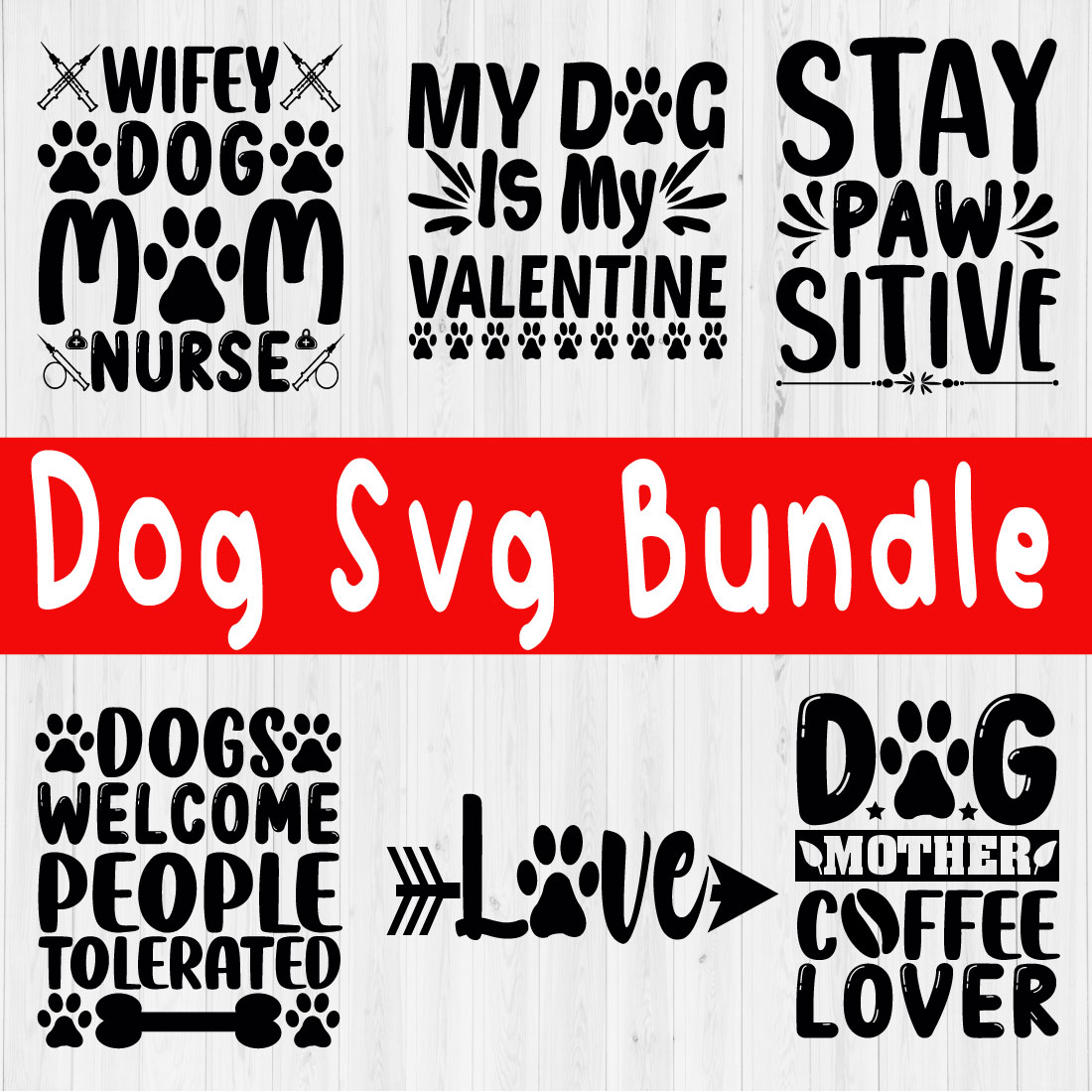 Dog Lover Svg Bundle Vol16 cover image.