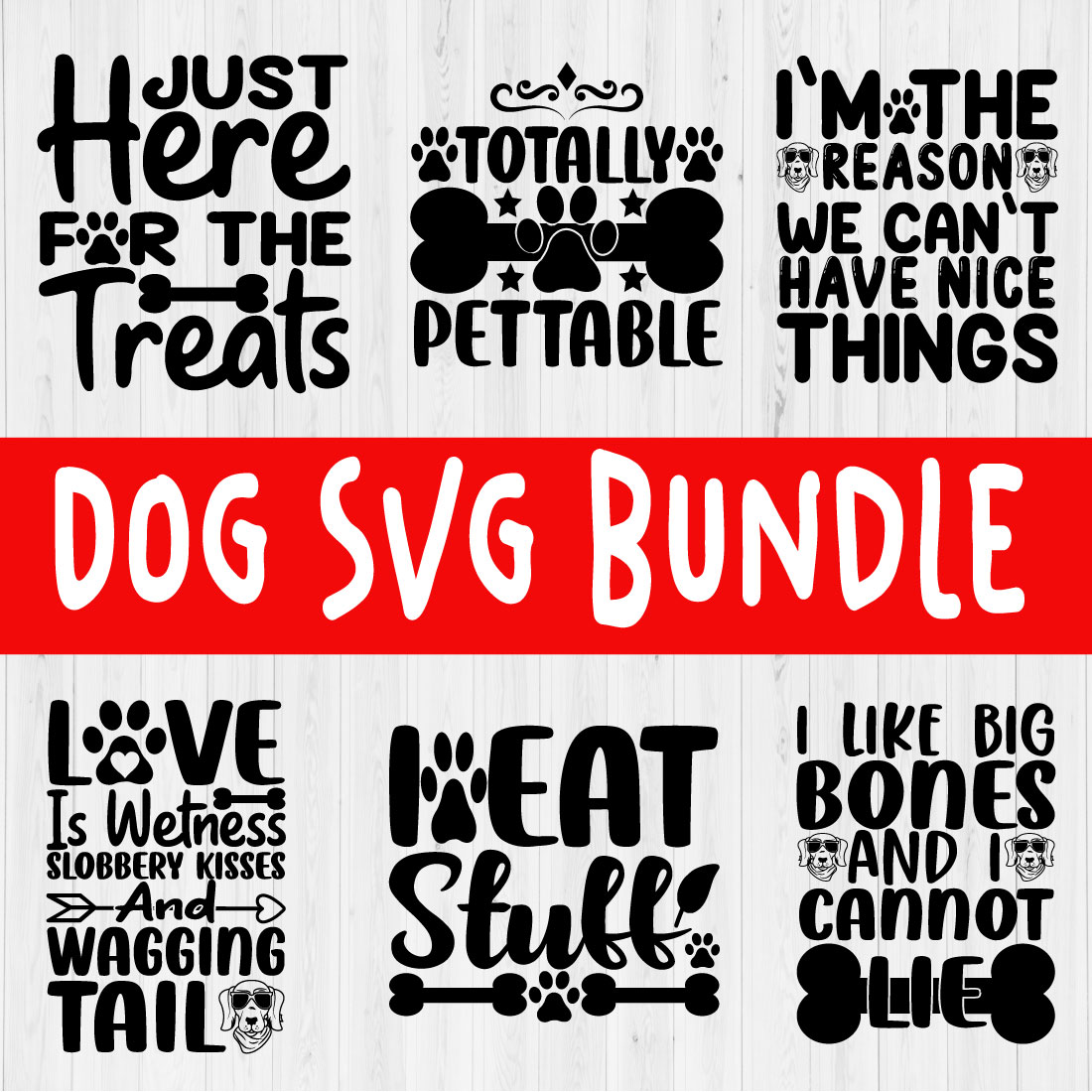 Dog Svg Design Bundle Vol17 cover image.