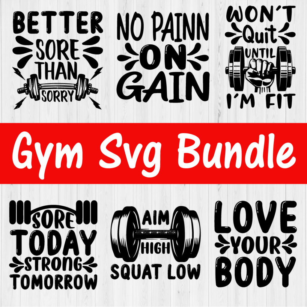 Gym Svg Bundle Vol.6 - MasterBundles