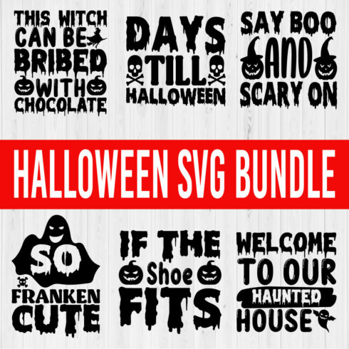 Halloween Svg Design Bundle Vol4 cover image.