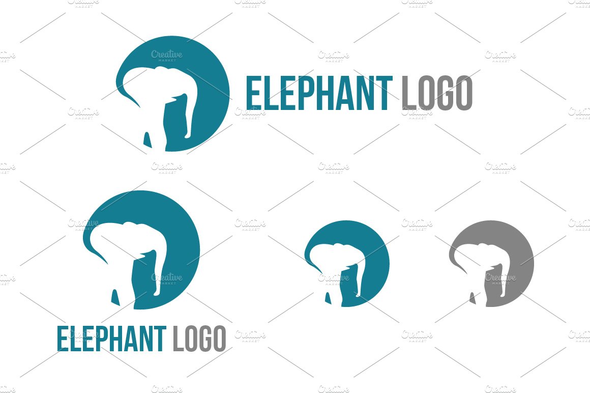 Elephant Logo in Abstract Style cover image.