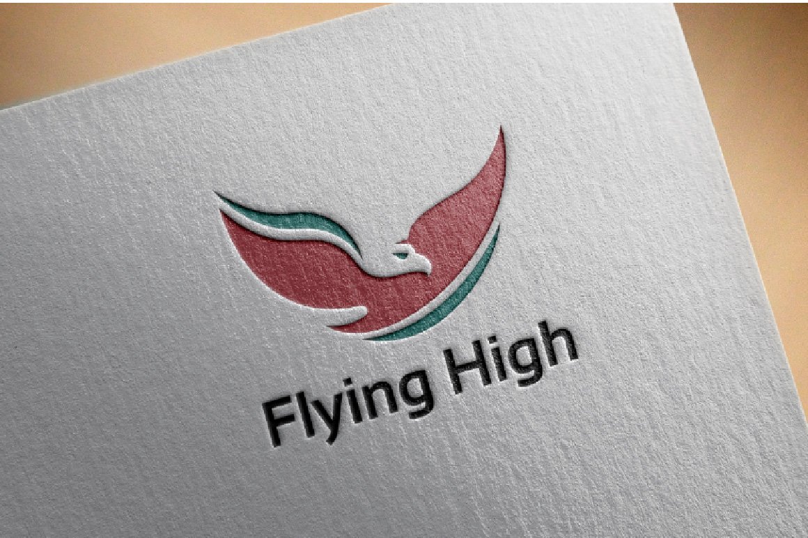 4 Simple Eagle Hawk Logo Symbol preview image.