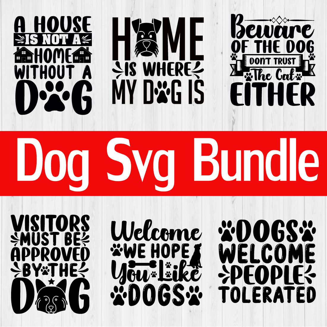 Dog Design Bundle Vol23 cover image.