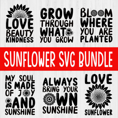 Sunflower Svg Design Bundle Vol2 cover image.