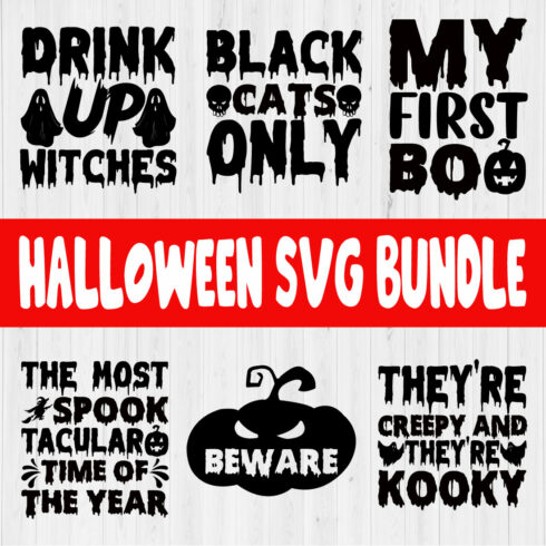 Halloween Svg Design Bundle Vol3 cover image.