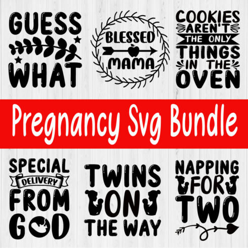 Pregnancy T-shirt Design Bundle Vol3 cover image.
